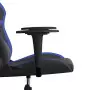 Sedia da Gaming Massaggiante Nero e Blu in Similpelle