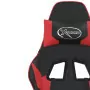 Sedia da Gaming Massaggiante Rosso e Nero in Similpelle