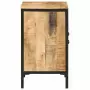 Mobile Lavabo da Bagno 55x35x60 cm Legno Massello Mango e Ferro