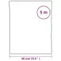 Pellicola per Finestra Smerigliata Motivo Tenda 60x500 cm PVC