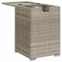 Tavolo Serbatoio Propano Grigio Chiaro 40x40x60 cm Polyrattan