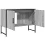 Mobile Lavabo Bagno Grigio Sonoma 60x30x60 cm Legno Multistrato