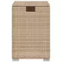 Tavolo Copri Serbatoio Propano Beige 40x40x60 cm in Polyrattan