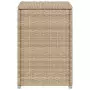 Tavolo Copri Serbatoio Propano Beige 40x40x60 cm in Polyrattan