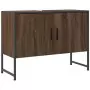 Mobile Lavabo Bagno Rovere Marrone 60x30x60cm Legno Multistrato