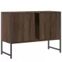 Mobile Lavabo Bagno Rovere Marrone 60x30x60cm Legno Multistrato