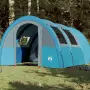 Tenda da Campeggio 4 Persone Blu 483x340x193 cm Taffetà 185T