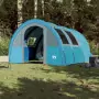 Tenda da Campeggio 4 Persone Blu 483x340x193 cm Taffetà 185T