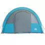 Tenda da Campeggio 4 Persone Blu 483x340x193 cm Taffetà 185T