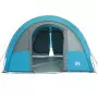 Tenda da Campeggio 4 Persone Blu 483x340x193 cm Taffetà 185T