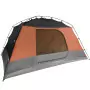 Tenda Campeggio 4Persone Grigia e Arancione 350x280x155 Taffetà