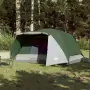Tenda da Campeggio 4 Persone Verde 350x280x155 cm Taffetà 190T