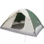 Tenda da Campeggio 6 Persone Verde 348x340x190 cm Taffetà 190T