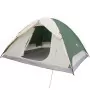 Tenda da Campeggio 6 Persone Verde 348x340x190 cm Taffetà 190T