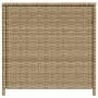 Contenitore da Giardino Beige Misto 469L in Polyrattan