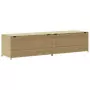 Contenitore da Giardino Beige Misto 469L in Polyrattan