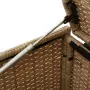 Contenitore da Giardino Beige Misto 469L in Polyrattan