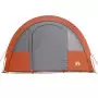 Tenda Campeggio 4Persone Grigia e Arancione 483x340x193 Taffetà