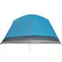 Tenda da Campeggio 4 Persone Blu 350x280x155 cm Taffetà 190T