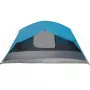 Tenda da Campeggio 4 Persone Blu 350x280x155 cm Taffetà 190T