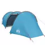 Tenda da Campeggio 4 Persone Blu 405x170x106 cm Taffetà 185T