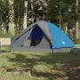 Tenda da Campeggio 6 Persone Blu 348x340x190 cm Taffetà 190T