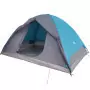 Tenda da Campeggio 6 Persone Blu 348x340x190 cm Taffetà 190T