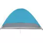 Tenda da Campeggio 6 Persone Blu 348x340x190 cm Taffetà 190T