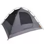 Tenda 3 Persone Grigia e Arancione 240x217x120 cm Taffetà 185T