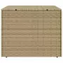 Contenitore da Giardino Beige Misto 291L in Polyrattan