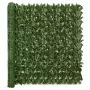 Paravento da Balcone con Foglie Verde Scuro 200x150 cm