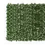 Paravento da Balcone con Foglie Verde Scuro 200x150 cm