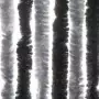Tenda Antimosche Grigia e Nera 56x185 cm in Ciniglia