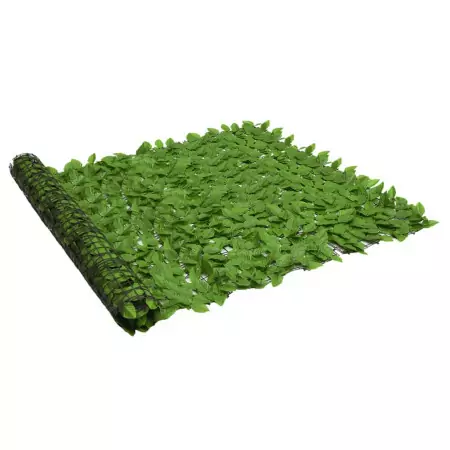 Schermo Privacy da Balcone con Foglie Verde 300x150 cm