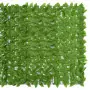 Schermo Privacy da Balcone con Foglie Verde 300x150 cm