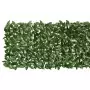 Schermo Privacy da Balcone con Foglie Verde Scuro 600x75 cm