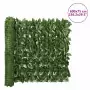 Schermo Privacy da Balcone con Foglie Verde Scuro 600x75 cm