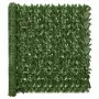 Schermo Privacy da Balcone con Foglie Verde Scuro 300x150 cm