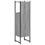 Mobile da Bagno Grigio Sonoma 33x33x120,5cm Legno Multistrato