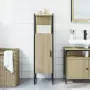 Mobile da Bagno Rovere Sonoma 33x33x120,5 cm Legno Multistrato