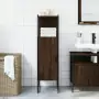 Mobile da Bagno Rovere Marrone 33x33x120,5 cm Legno Multistrato