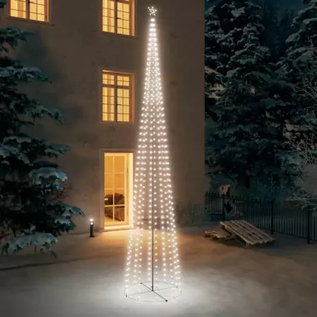 Albero di Natale a Cono con 752 LED Bianco Freddo 160x500 cm