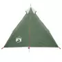 Tenda da Campeggio 1 Persona Verde 255x153x130 cm Taffetà 185T