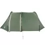 Tenda da Campeggio 4 Persone Verde 420x260x153 cm Taffetà 185T