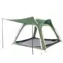 Tenda da Campeggio 4 Persone Verde 240x221x160 cm Taffetà 185T