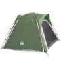 Tenda da Campeggio 4 Persone Verde 240x221x160 cm Taffetà 185T