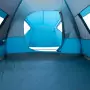 Tenda da Campeggio 6 Persone Blu 466x342x200 cm Taffetà 185T