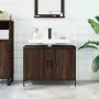 Mobile Lavabo Bagno Rovere Marrone 80x30x60cm Legno Multistrato