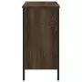 Mobile Lavabo Bagno Rovere Marrone 80x30x60cm Legno Multistrato