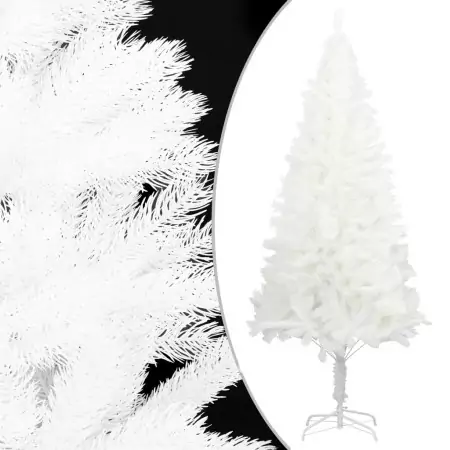 Albero di Natale Artificiale con Aghi Realistici Bianco 180 cm